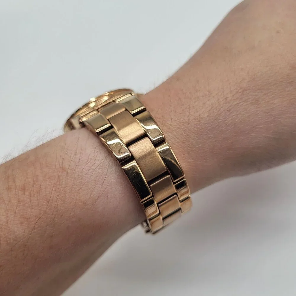 Michael Kors Women's Ritz MK5921 Rose Gold Stainless-Steel Quartz Watch - Picture 3 of 13